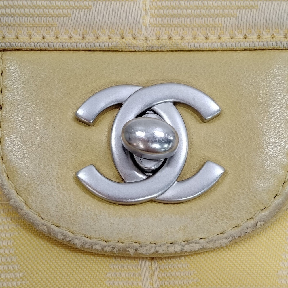 Chanel Travel Line Yellow Nylon - Picture 13 of 13